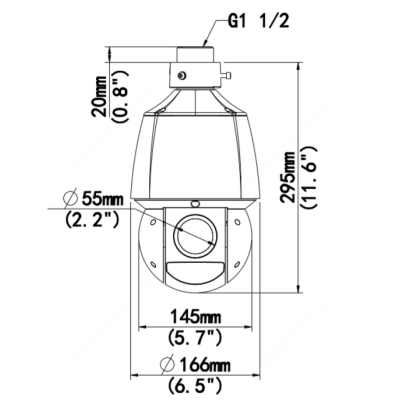 KAMERA IP SZYBKOOBROTOWA ZEWNĘTRZNA IPC6424SR-X25-VF - 4 Mpx 4.8 ... 120 mm UNIVIEW