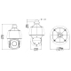 KAMERA IP SZYBKOOBROTOWA ZEWNĘTRZNA IPC6612SR-X25-VG LightHunter - 1080p 5 ... 125 mm UNIVIEW