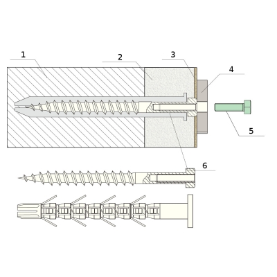 KOŁEK ROZPOROWY JPK-12X300/M5 EBOLT