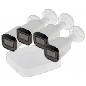 ZESTAW DO MONITORINGU KIT/NVR1B04-4P/4-IPC-B2B40-ZS-2812 4 KANAŁY EZ-IP - 3.7 Mpx 2.8 ... 12 mm - MOTOZOOM DAHUA
