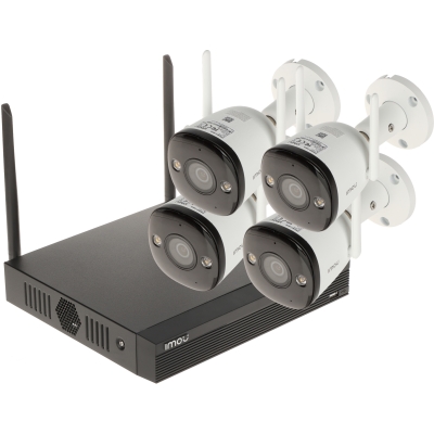 ZESTAW DO MONITORINGU KIT/NVR1104HS-W-S2/4-F22FE Wi-Fi, 4 KANAŁY HDD 1TB - 1080p 2.8 mm IMOU