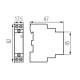 STYCZNIK MODUŁOWY KMC-20-11 20 A 230 V AC IDEAL