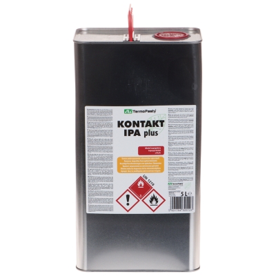 ALKOHOL IZOPROPYLOWY KONTAKT-IPA-PLUS/5000 KANISTER METALOWY 5 l AG TERMOPASTY