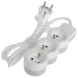 LISTWA ZASILAJĄCA LE-50051 (3 GNIAZDA) 1.5 m LEGRAND