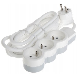 LISTWA ZASILAJĄCA LE-50052 (3 GNIAZDA) 3 m LEGRAND