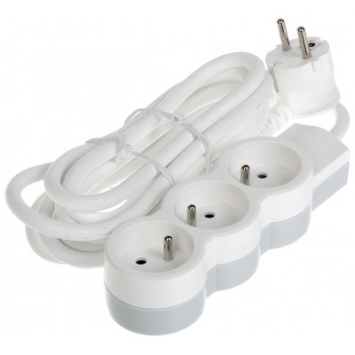 LISTWA ZASILAJĄCA LE-50052 (3 GNIAZDA) 3 m LEGRAND