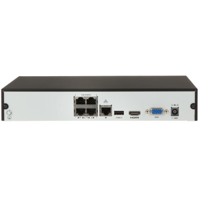 REJESTRATOR IP NVR104B-P4 4 KANAŁY, 4 PoE UNIARCH