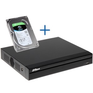 ZESTAW PROMOCYJNY REJESTRATOR IP + DYSK TWARDY NVR4104HS-4KS2+1TB 4 KANAŁY DAHUA