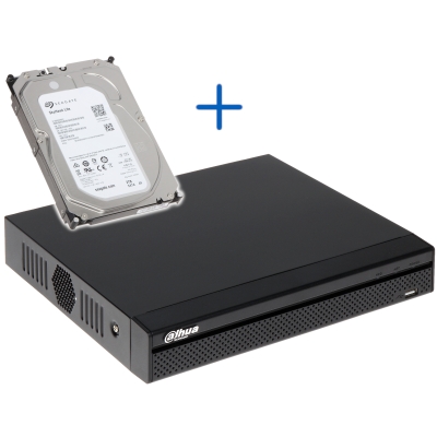 ZESTAW PROMOCYJNY REJESTRATOR IP + DYSK TWARDY NVR4108HS-8P-4KS2/L+2TB 8 KANAŁÓW DAHUA