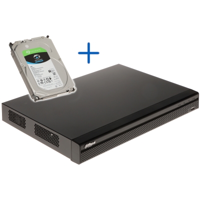 ZESTAW PROMOCYJNY REJESTRATOR IP + DYSK TWARDY NVR4216-4KS2/L+4TB 16 KANAŁÓW DAHUA