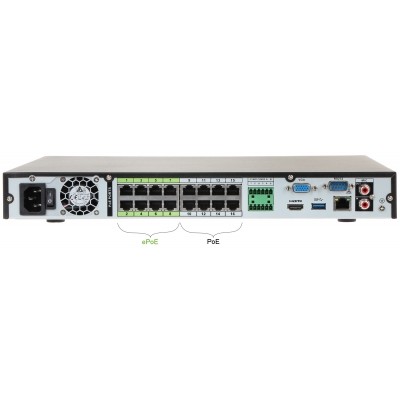 REJESTRATOR IP NVR5216-16P-4KS2E 16 KANAŁÓW, 16 PoE DAHUA