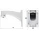 KAMERA IP SZYBKOOBROTOWA ZEWNĘTRZNA OMEGA-22P22-18 - 1080p 7 ... 85.5 mm