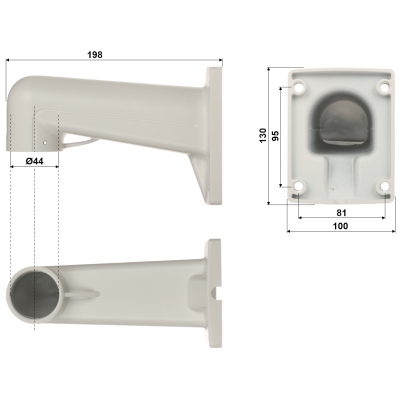 KAMERA IP SZYBKOOBROTOWA ZEWNĘTRZNA OMEGA-50P18-12-AI - 5 Mpx 5.35 ... 96.3 mm