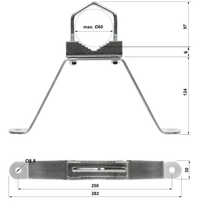 OBEJMA MUROWA OMM-60L13