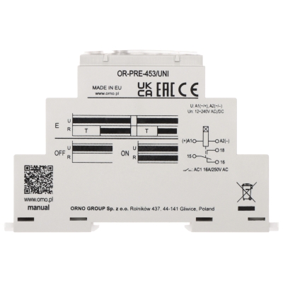 MODUŁ PRZEKAŹNIKA CZASOWEGO OR-PRE-453/UNI ORNO