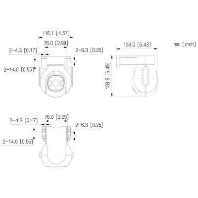 KAMERA IP OBROTOWA ZEWNĘTRZNA P3B-PV Picoo B Wi-Fi - 3 Mpx 3.6 mm DAHUA