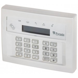 KLAWIATURA DO CENTRALI ALARMOWEJ PCX-LCDP-W PYRONIX