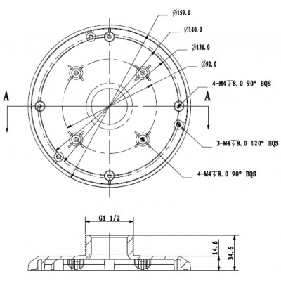 UCHWYT KAMERY PFA101 DAHUA