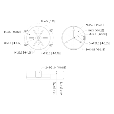 UCHWYT KAMERY PFA1320R DAHUA