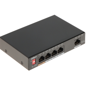 SWITCH POE PFS3005-4ET-60-V2 4-PORTOWY DAHUA