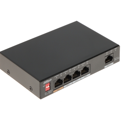 SWITCH POE PFS3005-4ET-60-V2 4-PORTOWY DAHUA