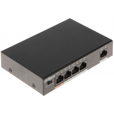 SWITCH POE PFS3005-4ET-60 4-PORTOWY DAHUA