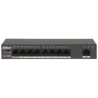 SWITCH POE PFS3009-8ET1GT-96 8-PORTOWY DAHUA