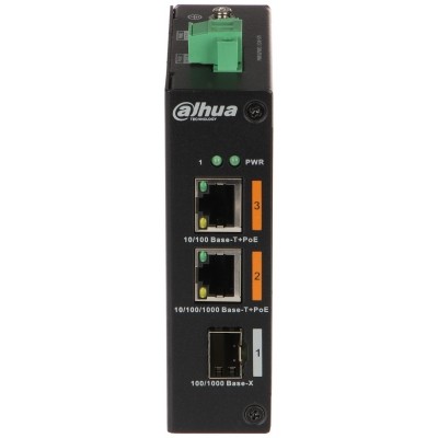 SWITCH POE PFS3103-1GT1ET-60 2-PORTOWY SFP DAHUA