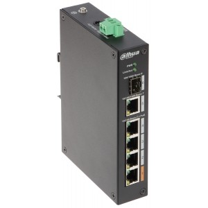 SWITCH PRZEMYSŁOWY POE PFS3106-4ET-60 4-PORTOWY SFP DAHUA