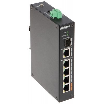 SWITCH PRZEMYSŁOWY POE PFS3106-4ET-60 4-PORTOWY SFP DAHUA