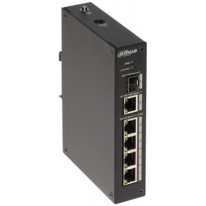 SWITCH PRZEMYSŁOWY POE PFS3106-4P-60 4-PORTOWY +SFP DAHUA