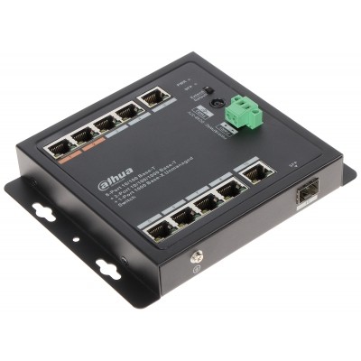 SWITCH PRZEMYSŁOWY POE PFS3111-8ET-96-F 8-PORTOWY DAHUA