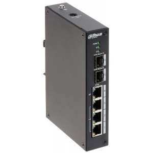 SWITCH PRZEMYSŁOWY POE PFS4206-4P-96 4-PORTOWY + 2 x SFP DAHUA