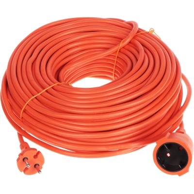 PRZEDŁUŻACZ PS-2X1.5-50M/ORANGE 50 m