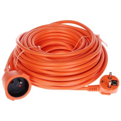 PRZEDŁUŻACZ Z UZIEMIENIEM PS-3X1.5-20M/ORANGE 20 m