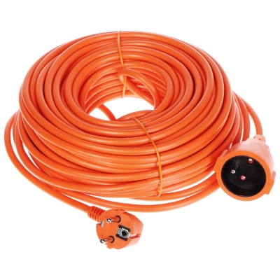 PRZEDŁUŻACZ Z UZIEMIENIEM PS-3X1.5-30M/ORANGE 30 m