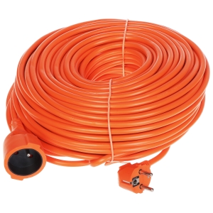 PRZEDŁUŻACZ Z UZIEMIENIEM PS-3X1.5-50M/ORANGE 50 m