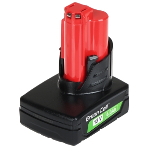 AKUMULATOR DO ELEKTRONARZĘDZI PTML12V6-GC Zamiennik Milwaukee M12 12V 6 Ah Green Cell
