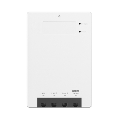 PUNKT DOSTĘPOWY RG-RAP62-WALL Wi-Fi 6 2.4 GHz 5 GHz 573 Mb/s + 2401 Mb/s REYEE