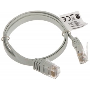 PATCHCORD RJ45/0.5-GY/FL 0.5 m