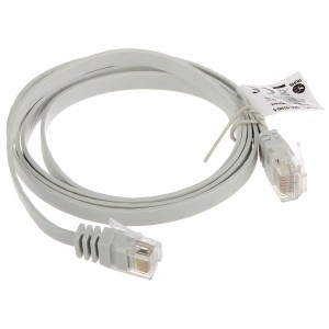PATCHCORD RJ45/1.0-GY/FL 1.0 m