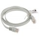 PATCHCORD RJ45/1.0-GY/FL 1.0 m