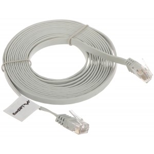 PATCHCORD RJ45/3.0-GY/FL 3.0 m