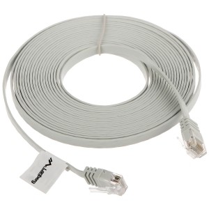 PATCHCORD RJ45/5.0-GY/FL 5.0 m