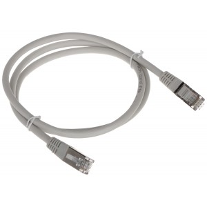 PATCHCORD RJ45/FTP6/1.0-GY 1.0 m