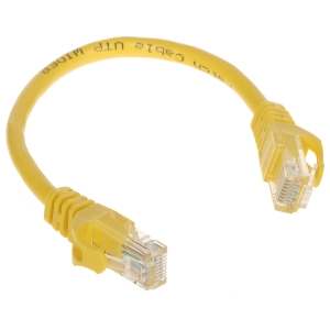 PATCHCORD RJ45/0.2-YELLOW 0.2 m