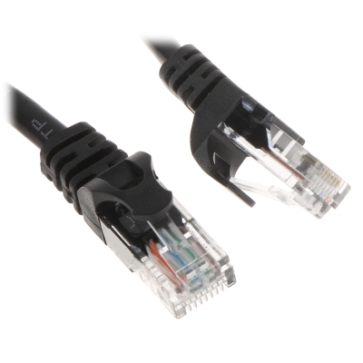 PATCHCORD RJ45/0.5-BLACK 0.5 m