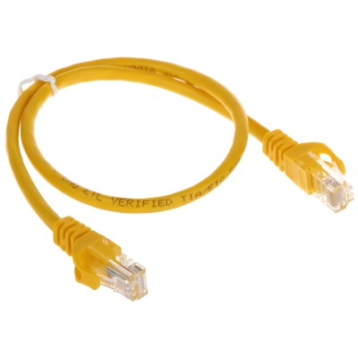PATCHCORD RJ45/0.5-YELLOW 0.5 m