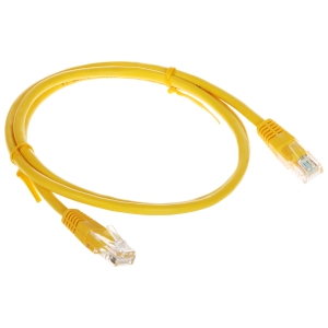 PATCHCORD RJ45/1.0-YELLOW 1.0 m CONOTECH