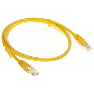 PATCHCORD RJ45/1.0-YELLOW 1.0 m CONOTECH